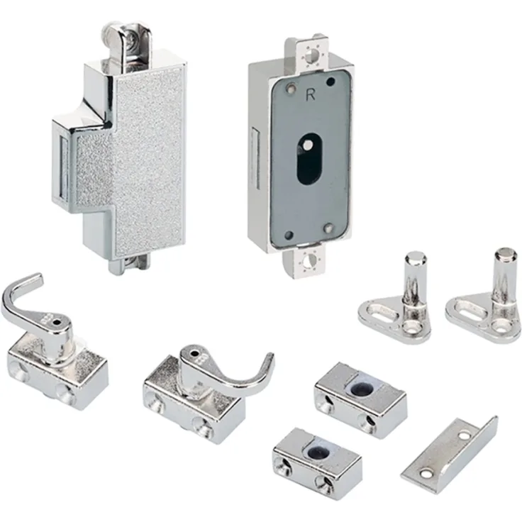 Set Drehstangenschloss, D 25, zum Anschrauben, links