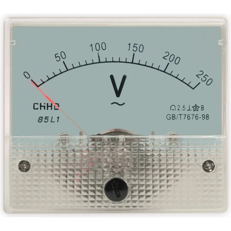 Einbau-Messinstrument, 0...250 V Spannung 
