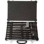 Makita D-42444 Bohrer- und Meißelset 17-tlg. im Alu-Koffer