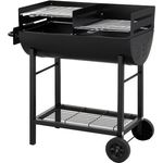 Tepro Holzkohlengrill Detroit, Schwarz