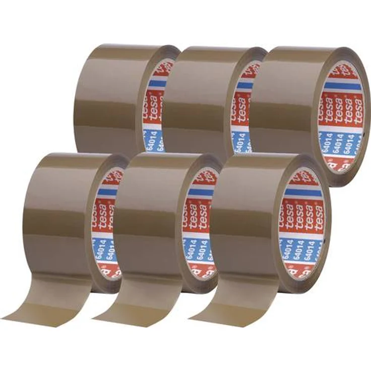 Tesa tesapack 64014-501-00 Klebeband Braun L x B 66m x 50mm 6St. - Preisvergleich – Bild 1