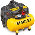 Stanley B2BE104STN703 100-8-6 Silent Air Kompressor DST 100-8-6SI, 750 W, 230 V, Giallo