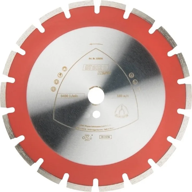 KLINGSPOR 325804 Bohrkrone DR912B SPECIAL mit Ringsegmenten, Anschluss 1/2'', 300mm, Ø 30 mm