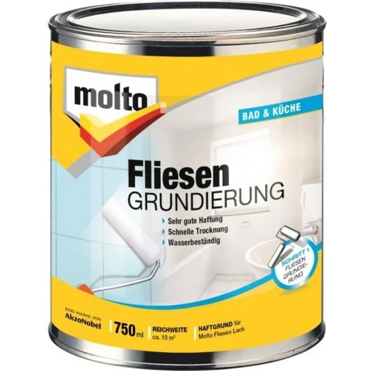 Molto Fliesen Grundierung weiß (1K) 750 ml