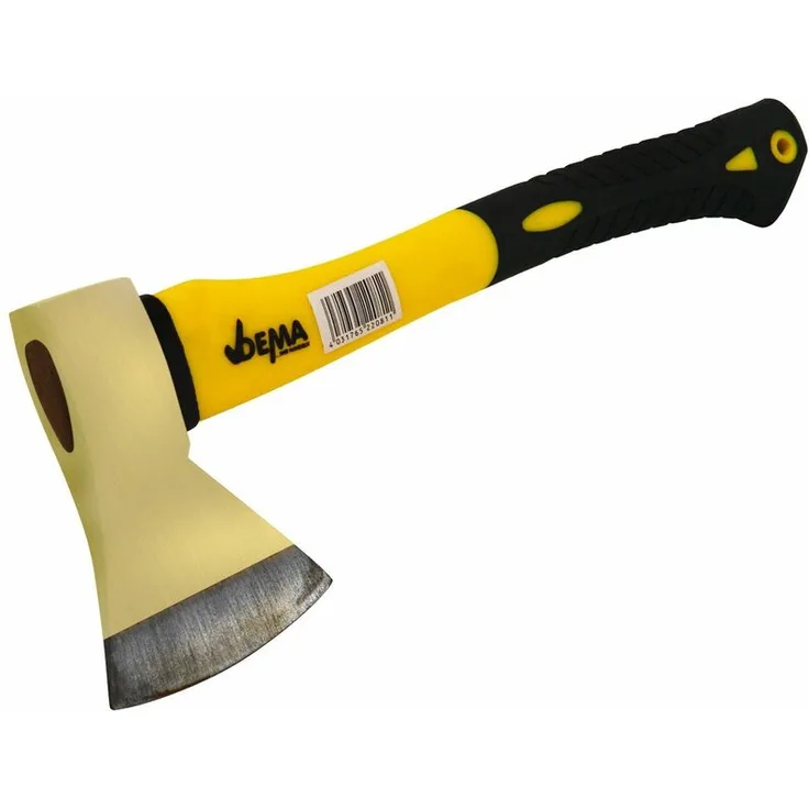 Axt Spaltaxt 1,25 kg Fiberglas Stiel 70 cm Holzbeil Spaltbeil Holzaxt