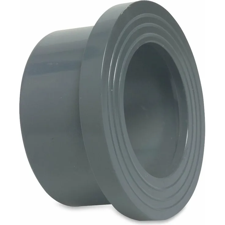 Mega Bundbuchse PVC-U 63 mm Klebemuffe 16 bar DN50 Grau