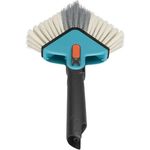 GARDENA combisystem-Winkelbesen: Komfortabler Eckbesen zum Entfernen von z.B. Spinnweben in Ecken, variabler Arbeitswinkel (3634-20)