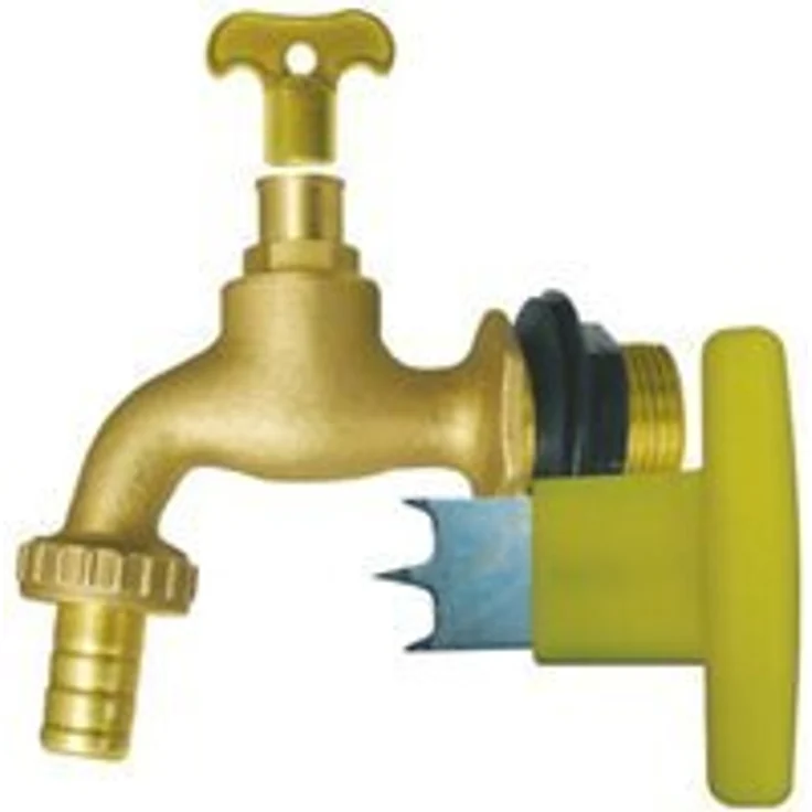 GreenLife Auslaufhahn, messing, 11 x 4 x 11 cm, G0001298 Bewässerungszubehör