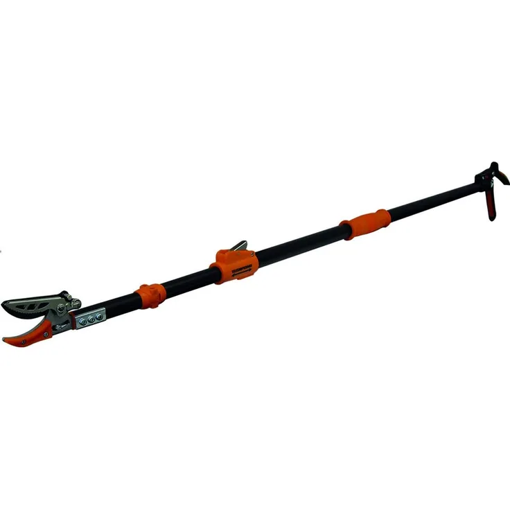 Garten Primus Rosenschere, 10 mm RosenKavalier teleskopierbar, schwarz-orange, 137,5 x 9 x 3,1 cm, 01410 Links- und Rechtshänder mittelgroß