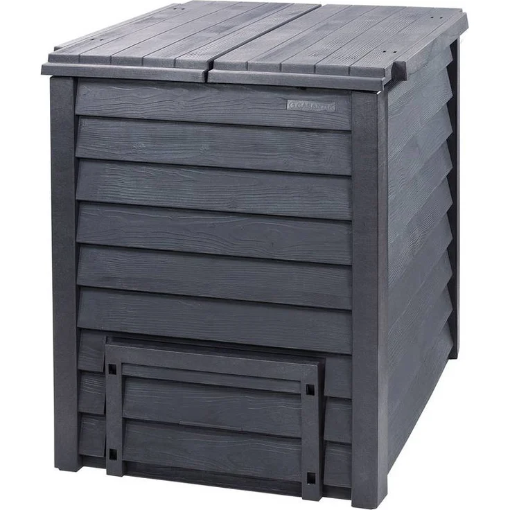 Garantia THERMO-WOOD Komposter 400 L, anthrazit-braun - 626057 – Bild 1