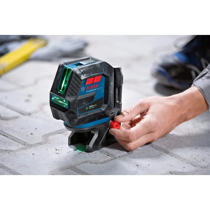 Bosch GCL 2-50 G Professional Linienlaser Nivelliergerät Projektion 2 Linien 2 Punkte, Staub- und Spritzwassergeschützt – Bild 4