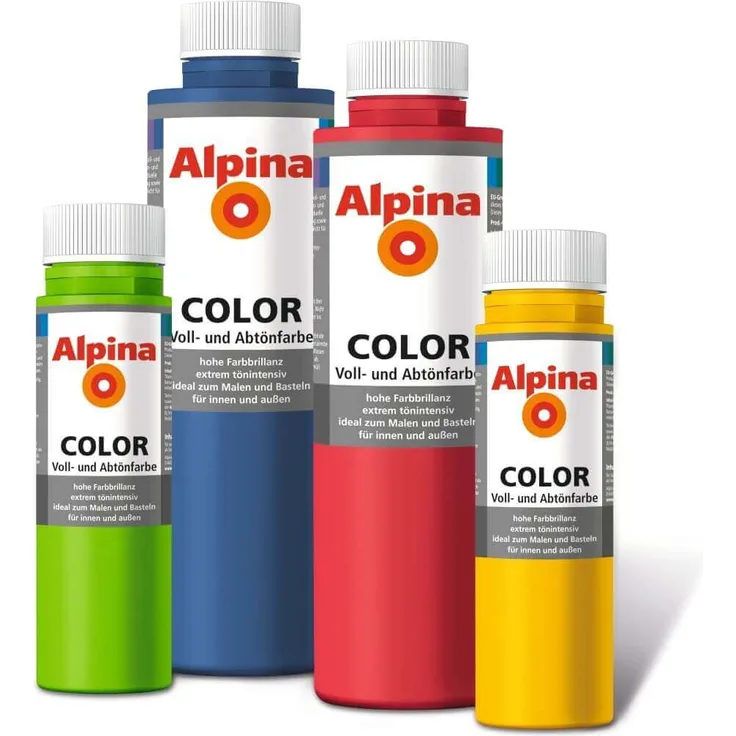 Alpina Voll und Abtönfarbe Wandfarbe (Color) Shocking Pink 250 ml - Alpina Farben