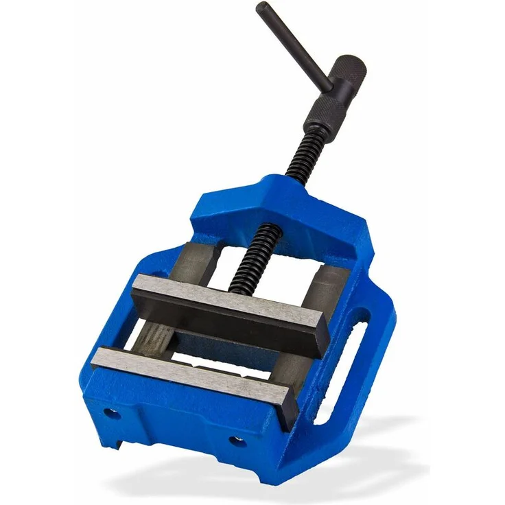 Maschinenschraubstock Schraubstock Basic 125 mm Backenbreite Mit Spannnuten