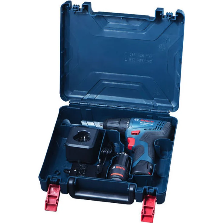 Bosch Professional GSR 120-LI Akku-Bohrschrauber 2 x 2,0 Ah Akkus 06019G8000