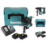 Makita DHR171RYJ 18 V 2-stufiger Brushless Li-Ion Akku Bohrhammer mit SDS Plus + 2 x 1,5 Ah Akku + Ladegerät