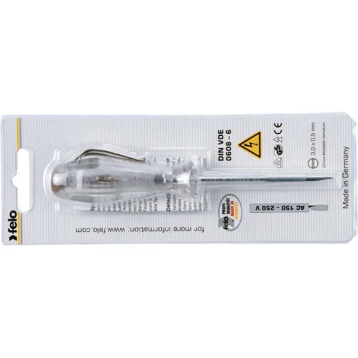 Felo Profi- Spannungsprüfer auf Karte 150V - 250V VPE: 12 (36140001)