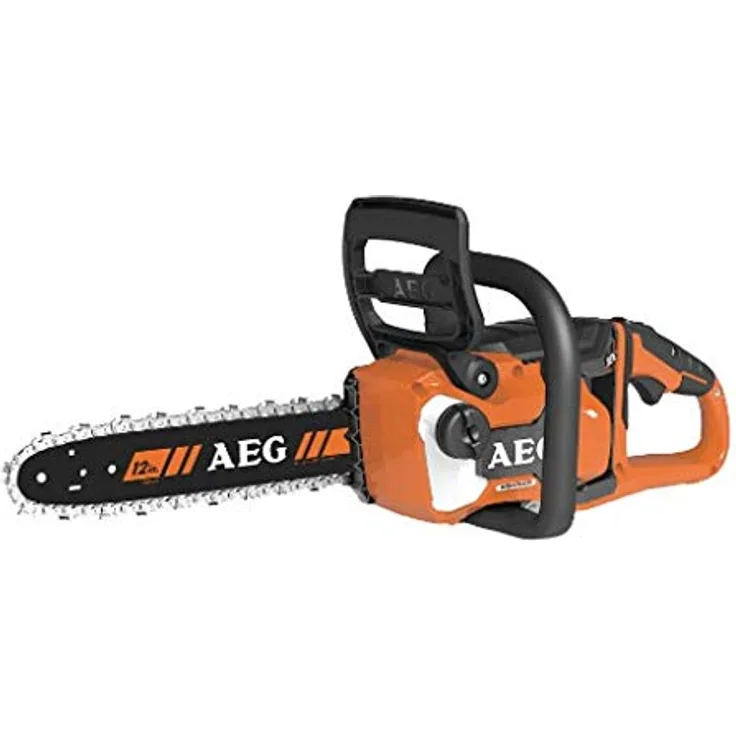 AEG 4935471337 Akku-Kettensäge - 18V, Kettenbremse, AVS Seitengriff, automatisches Schmiersystem, Schwertlänge 30 cm ACS18B30