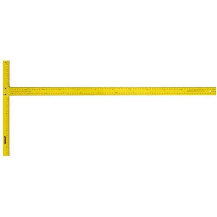 Stanley T-Reisschiene (1,220 mm Länge, 50 mm breites Blatt, leicht ablesbare Skala in mm) STHT0-05994