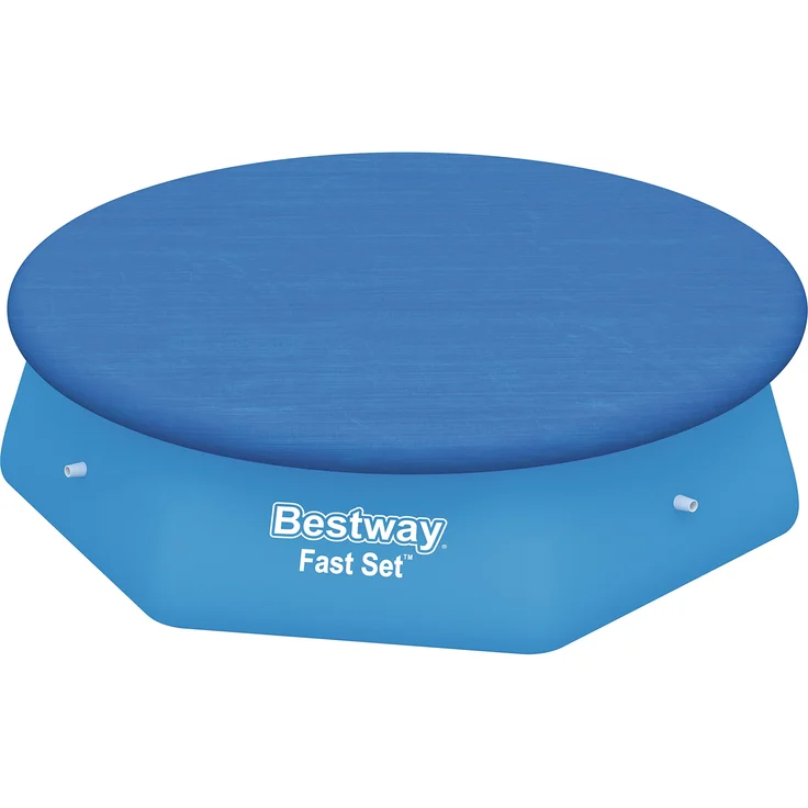 Bestway Flowclear PE-Abdeckplane, nur für Fast Set Pool 244 cm, blau – Bild 1