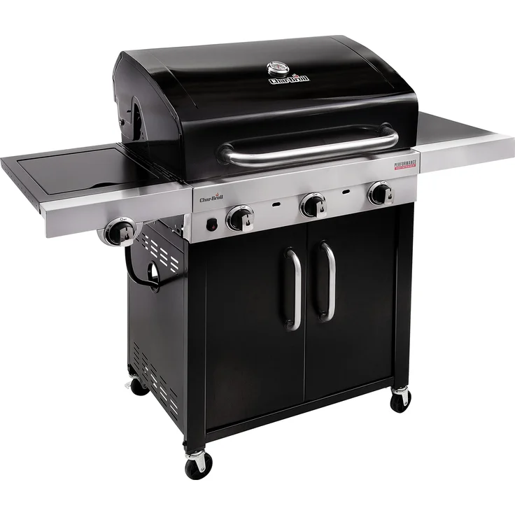 Char-Broil 340 B Performance Gasgrill, 3 Brenner, direktes Grillen, indirektes Grillen, für 8 Personen, Grillfläche 43,5 x 64,8 cm – Bild 1
