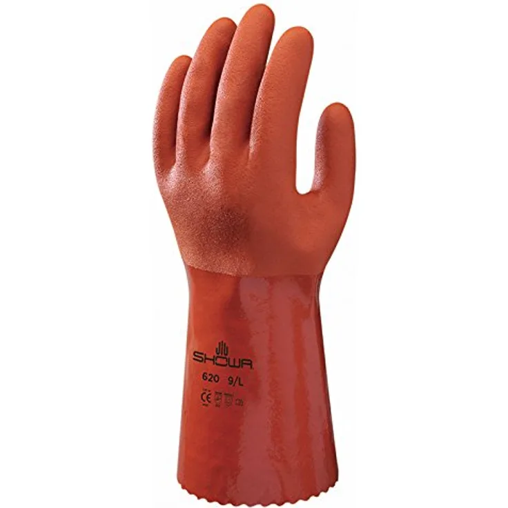 SHOWA 620 PVC €“ Beschichtung, Chemie, Orange, 9-L