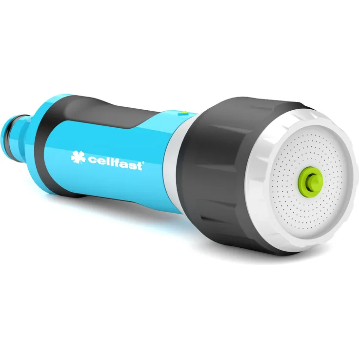 Cellfast Einfache Multifunktionsbrause ERGO ABS-Kunststoff, hochklassige, ergonomische Brause mit stufenloser Regulierung, 53-310