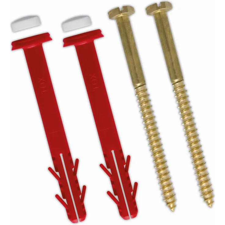 TOX Stand-WC-Befestigung Toilet XL Cap, 2 Stück - 4510135