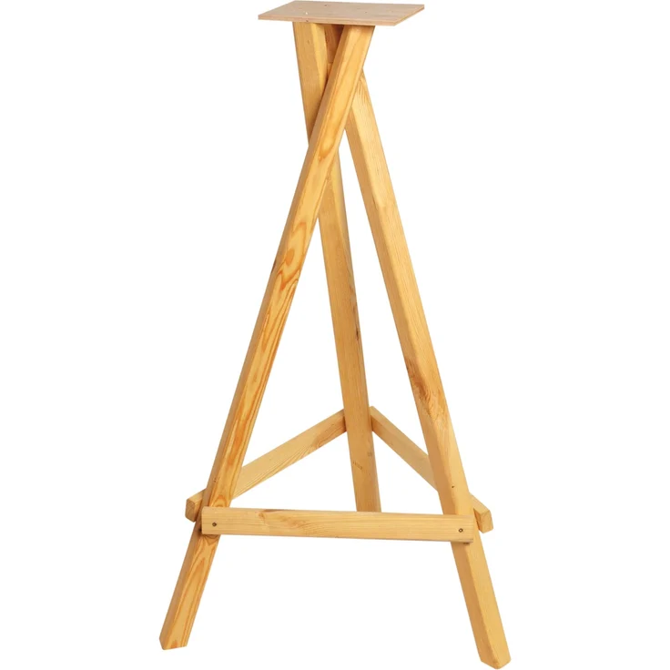 dobar 33310FSC FSC-Winterfutterhaus-Ständer aus imprägniertem Kiefernholz dreibeinig, 60 x 60 x 90 cm