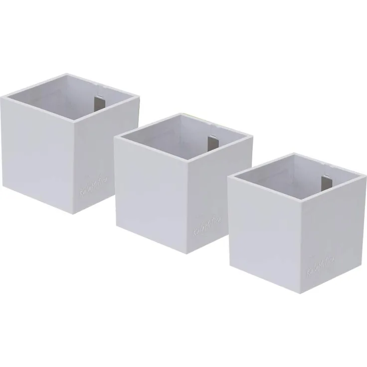 KalaMitica Durchmesser 6 cm Set 3 Magnetwürfel, weiß