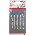 Bosch Stichsägeblätter Metall T118EOF 5 Stück