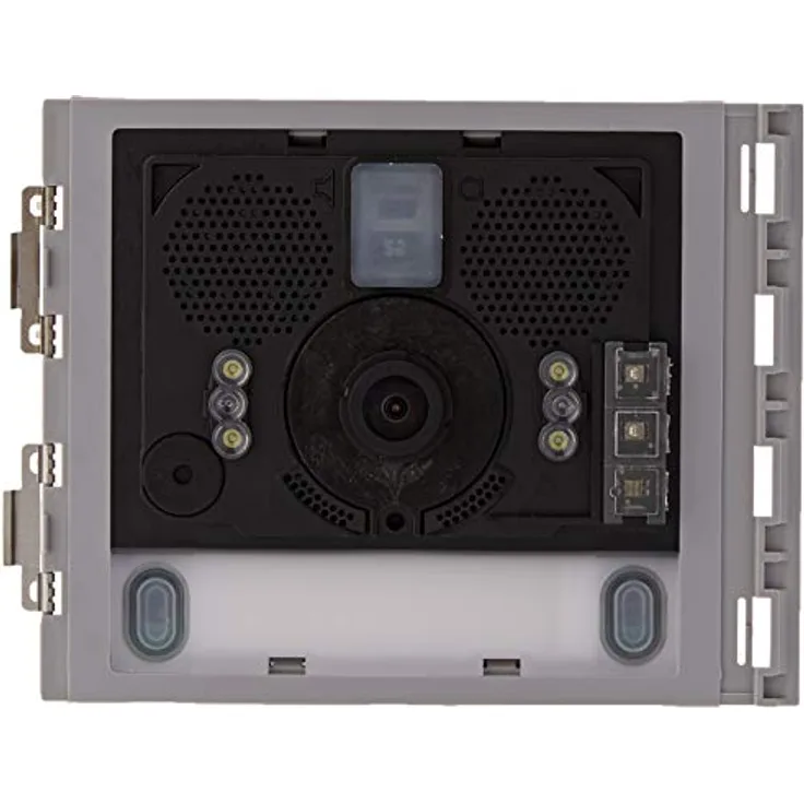 Sfera Weitwinkel-Audio--Video-Modul mit 2 Ruftasten, Lautsprechermodul, LED beleuchtung, Erfassungsbereich (135hor. -95vrt), Antibeschlag-Heizung, 2-Draht-Technik