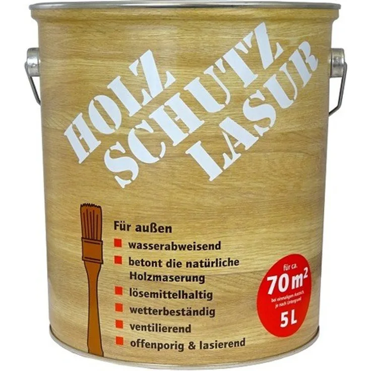 Holzschutzlasur 5 l, teak