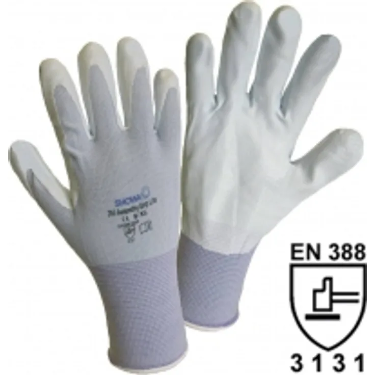 Showa 265 Assembly Grip Lite Feinstrickhandschuh Nylon mit Nitrilbeschichtung Größe 7 (1164) - Preisvergleich