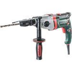 Metabo 600785500 Schlagbohrmaschine SBEV 1300-2 , Schnellspannfutter Futuro Plus, Handgriff, Anschlag, Koffer , VTC Vollwellenelektronik - Rechts-Linkslauf (1300 W - 44 Nm - Drehzahl 0 - 3100 -min)