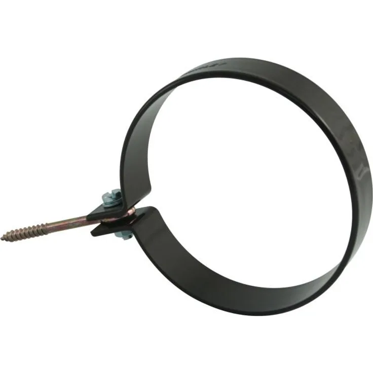 Marley Fallrohrschelle NW 75 mm, mit Ringschraube, braun 