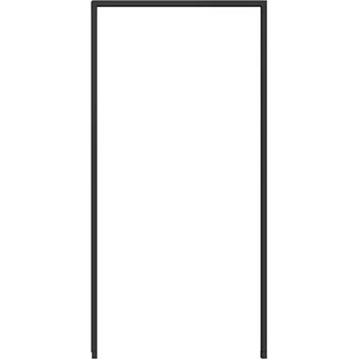 Insektenschutz-Montagerahmen für Tür 125x245 cm, anthrazit