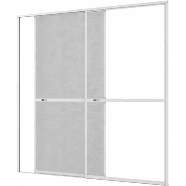 Culex 101340107-VH Fliegengitter Doppelschiebetür Schiebetür anthrazit 240x240cm