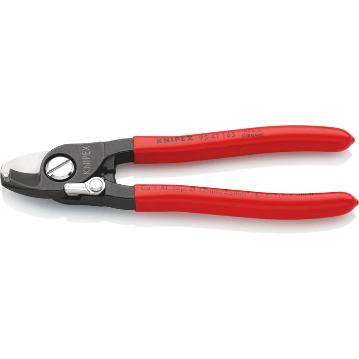 KNIPEX 95 41 165 Kabelschere mit Abisolierfunktion mit Kunststoff überzogen 165 mm – Bild 6