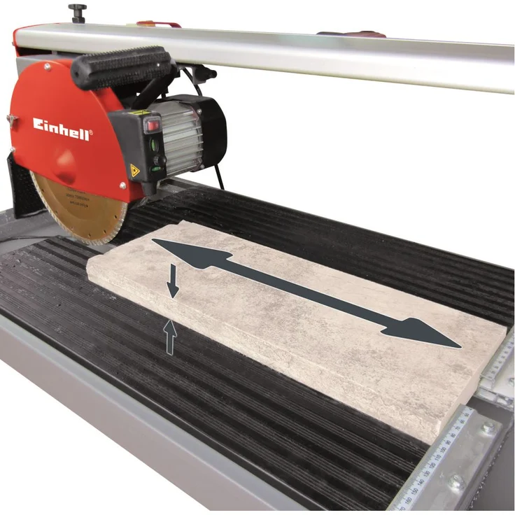 Einhell Steintrennmaschine TE-SC 920 L (2200 W, Schnitttiefe 70 mm, Turbo-Diamantscheibe  300 mm, Arbeitstisch 920x550 mm, Laser) – Bild 2