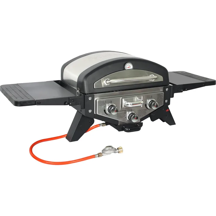 El Fuego Gasgrill klein, Medison, silber, 38 x 118.5 x 52 cm, AY5261