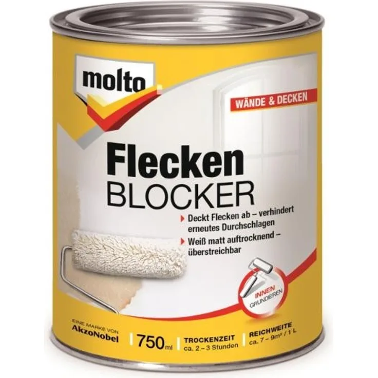 Molto Flecken Blocker 0,75 l Grundierung gegen Flecken