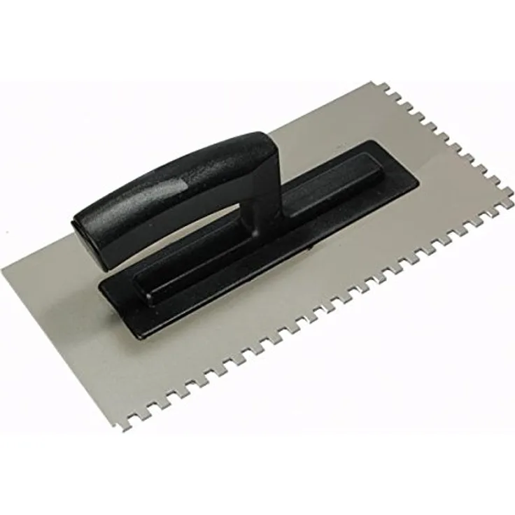 TOOLLAND - HE902280 Maurerkelle mit Zähnen, Dicke 3 mm 174389