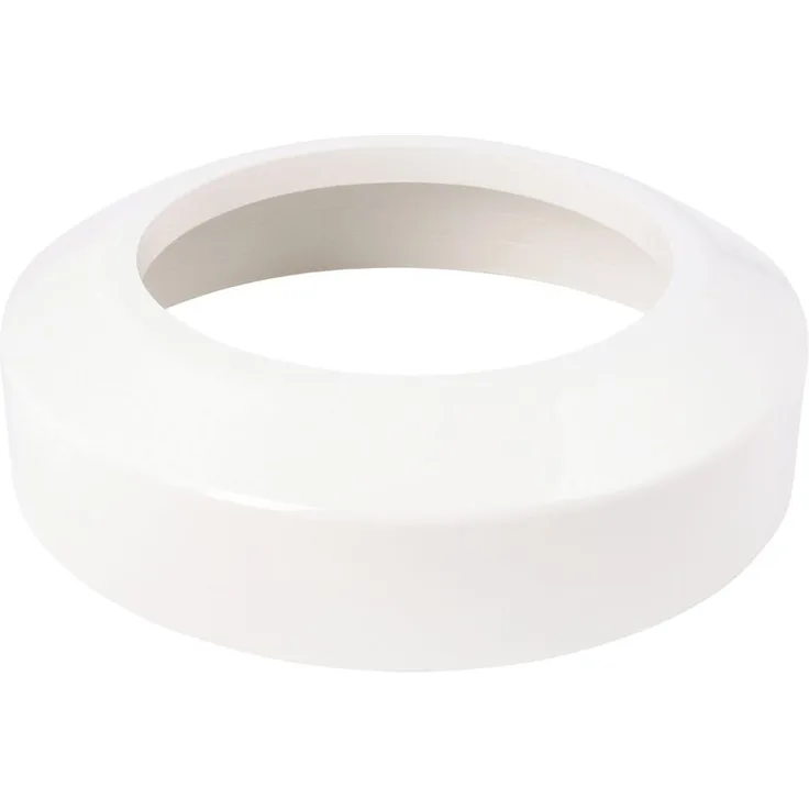 Rosette für Anschlussbogen - -rohr | Weiß | WC, Toilette