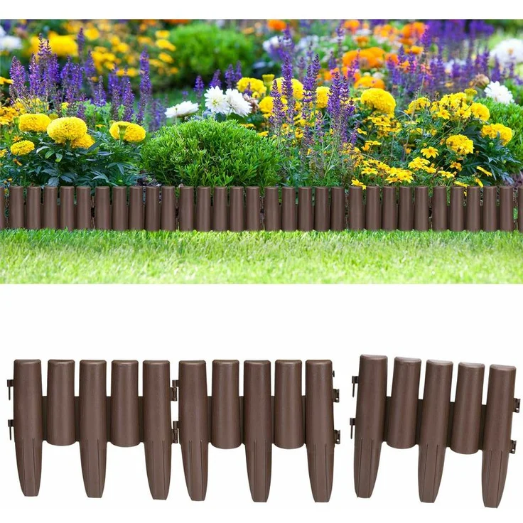 Beeteinfassung in Palisadenoptik 2,24m – Bild 1