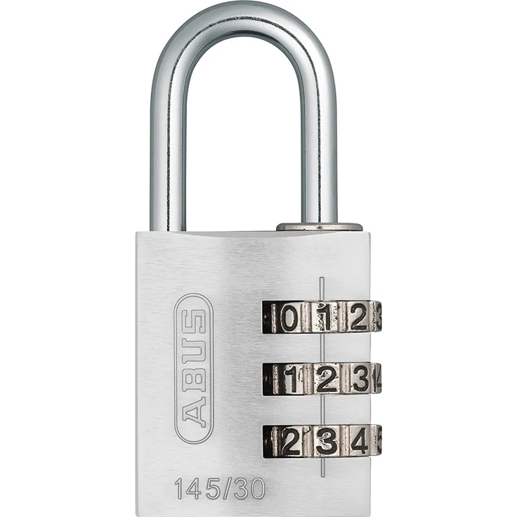 ABUS Aluminium-Zahlenschloss 145-30, silber, 46620 – Bild 1