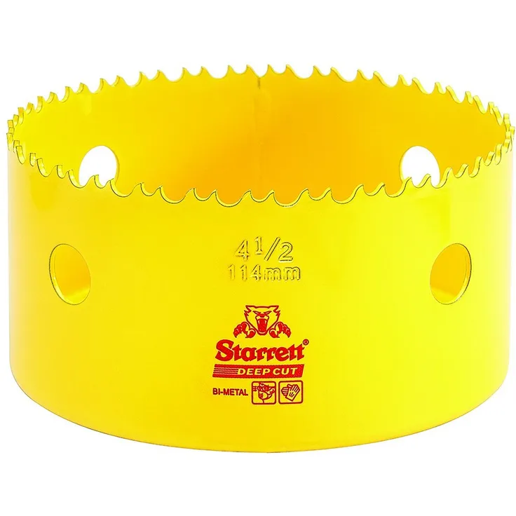 Starrett dch114 – Krone Perf. BiMetal Deep Cut 114 mm. Diam.