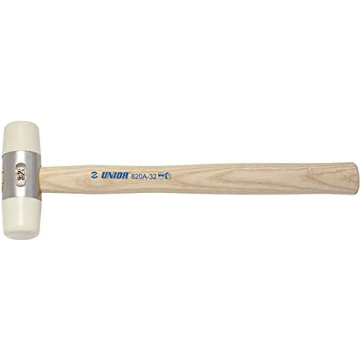 Unior 820A Schonhammer mit Holzstiel mit auswechselbaren Aufsätzen, FI 27