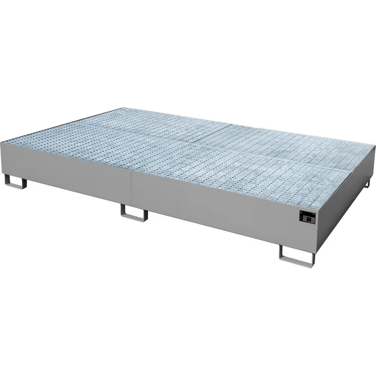 Bauer Auffangwanne AW 1000-10F, lackiert, Mausgrau