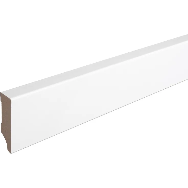 REESE Kehlleisten GmbH Sockelleiste MDF weiß foliert Weimarer Profil Modern 60mm