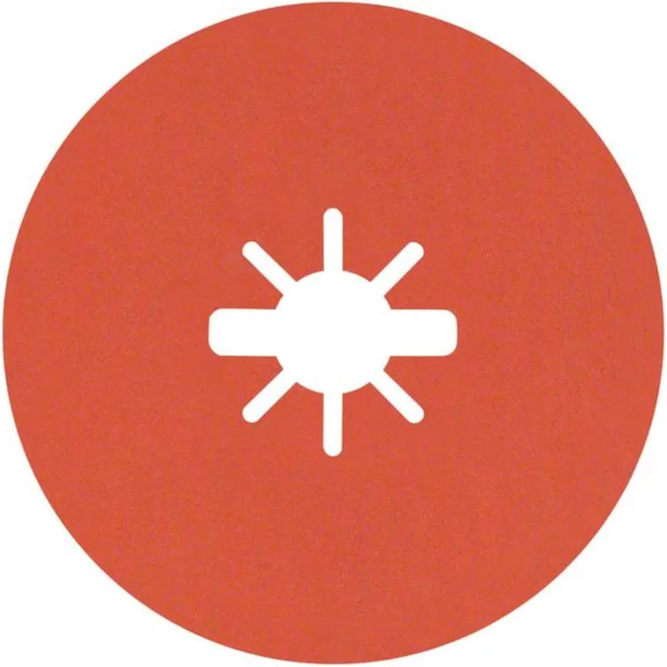 Bosch Professional Expert Ø125mm X-LOCK Fiberscheibe R782 Inox Korn 80 25er-Pack